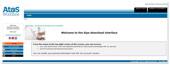 Sips Download home page 
