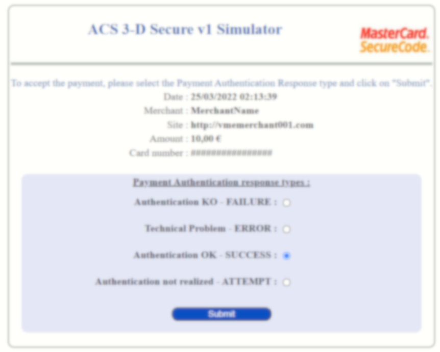 3DSv1 ACS simulation page obsolete