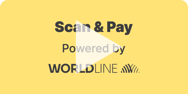 Image vers la vidéo d'introduction à la solution Scan & Pay